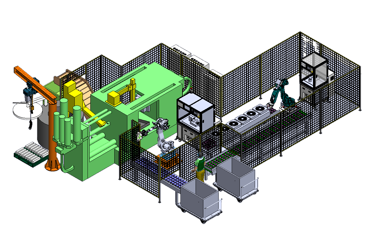 Motor Rotor Die-Casting Island